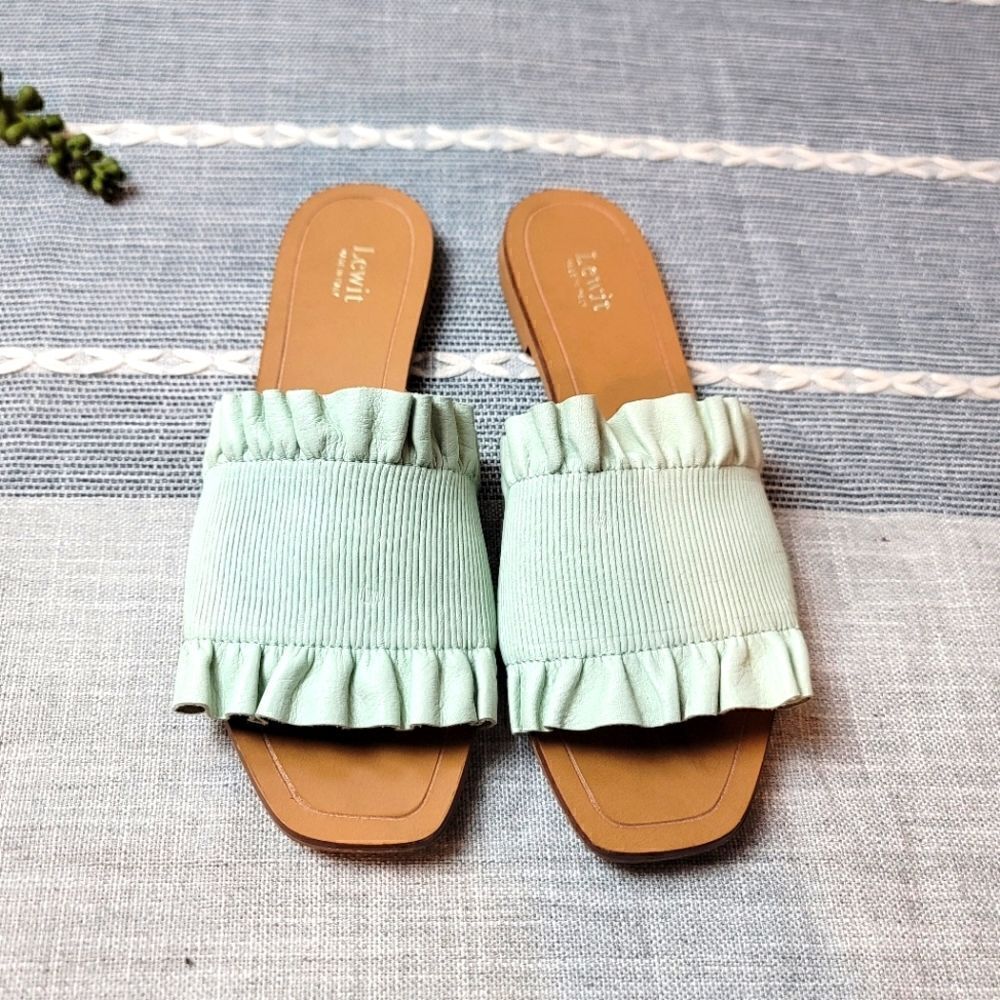LEWIT Cassandra Ruffle Sandal